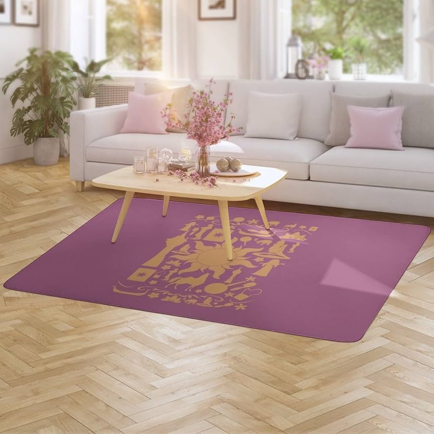 Amazon | 塔の上のラプンツェル カーペット おしゃれ ラグマット 人気