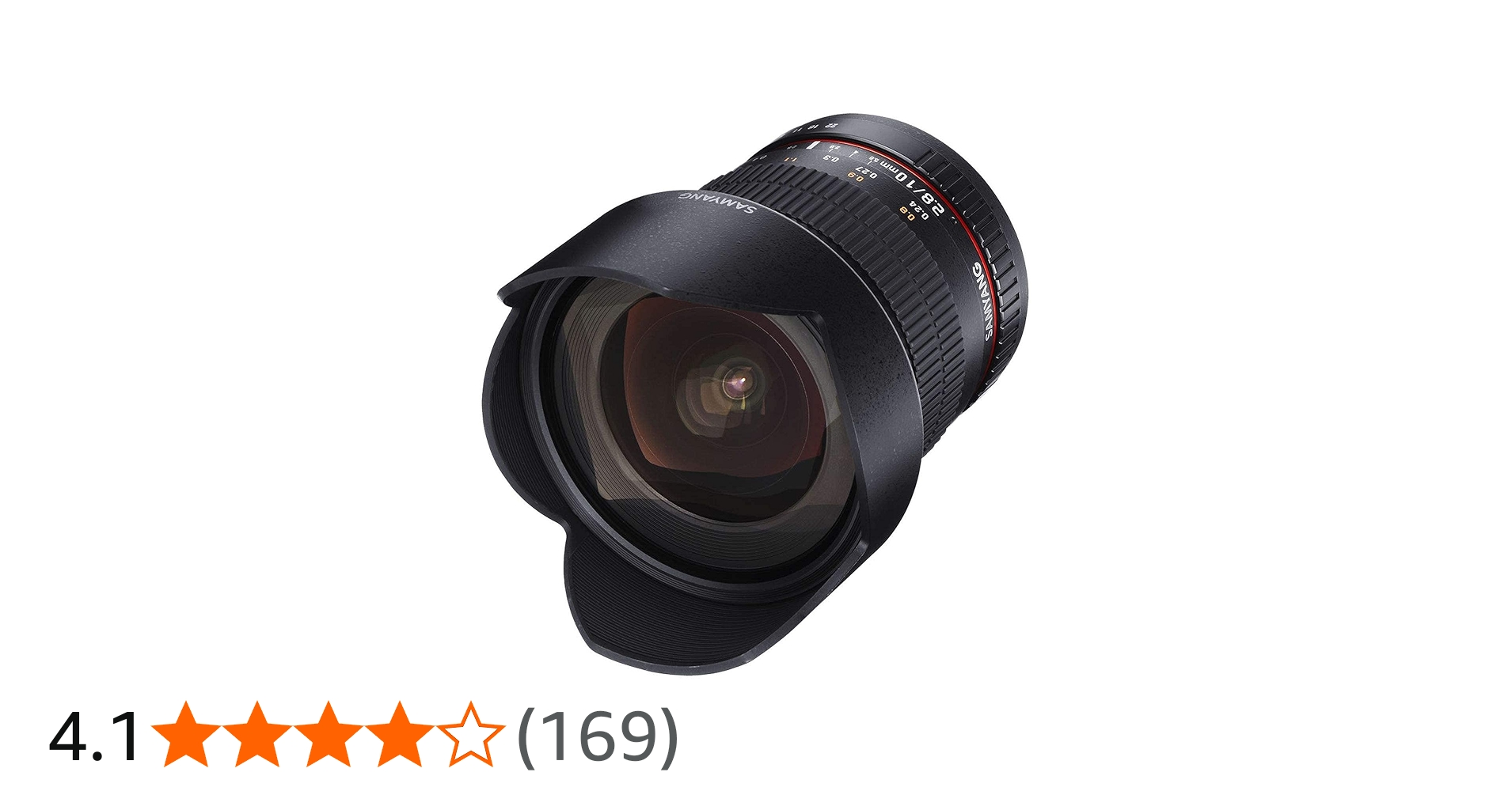Amazon | SAMYANG 単焦点広角レンズ 10mm F2.8 キヤノン EOS M用 APS-C