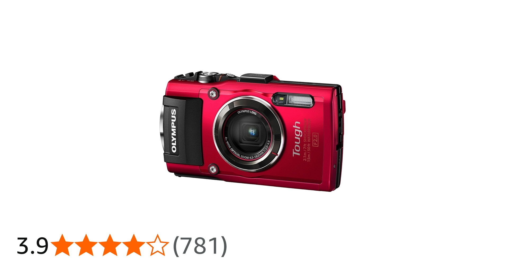 Amazon | OLYMPUS デジタルカメラ Tough TG-5 レッド 1200万画素CMOS