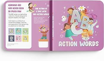 Amazon.com: ABC Action Words: An Engaging Illustrated Board Book