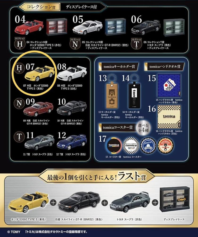 Amazon.co.jp: トミカくじ セブンイレブン イトーヨーカドー限定 H賞