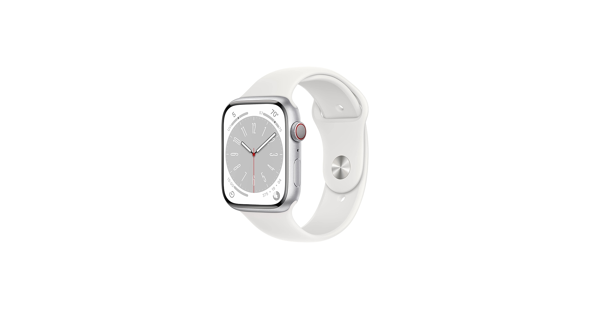 Amazon.com: Apple Watch Series 8 [GPS + Cellular, 45mm] - Silver