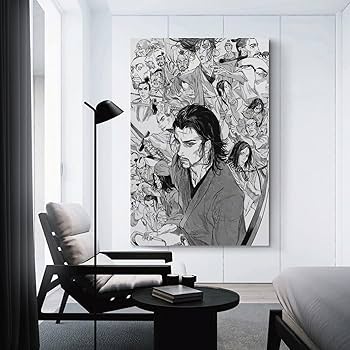 Amazon.co.jp: バガボンド アニメポスター 2 キャンバスアートポスター