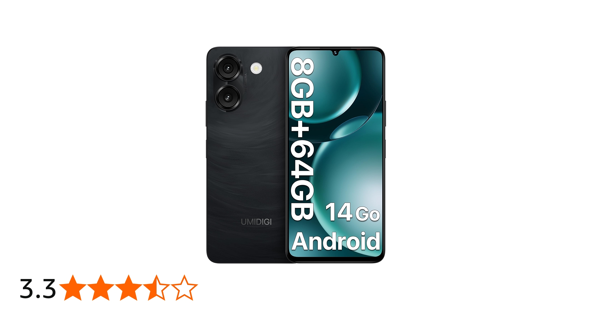 Amazon | UMIDIGI G9A simフリー スマホ 本体 8GBRAM+64GB/1TB拡張
