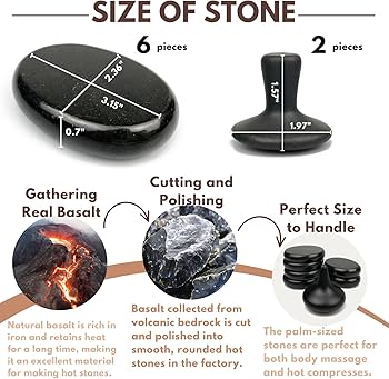 Amazon.co.jp: DEFUNX ホットストーンマッサージセット - マッサージ