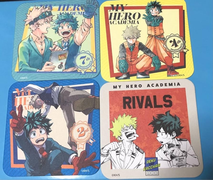 Amazon.co.jp: 爆豪勝己 緑谷出久 アートコースター RIVALS 僕の