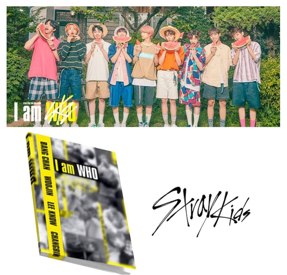 KPOP 2nd Mini Album [I am ver.] STRAY KIDS I am WHO CD + Poster +