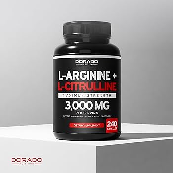 Amazon.com: L Arginine L Citrulline Supplement 3000mg (240