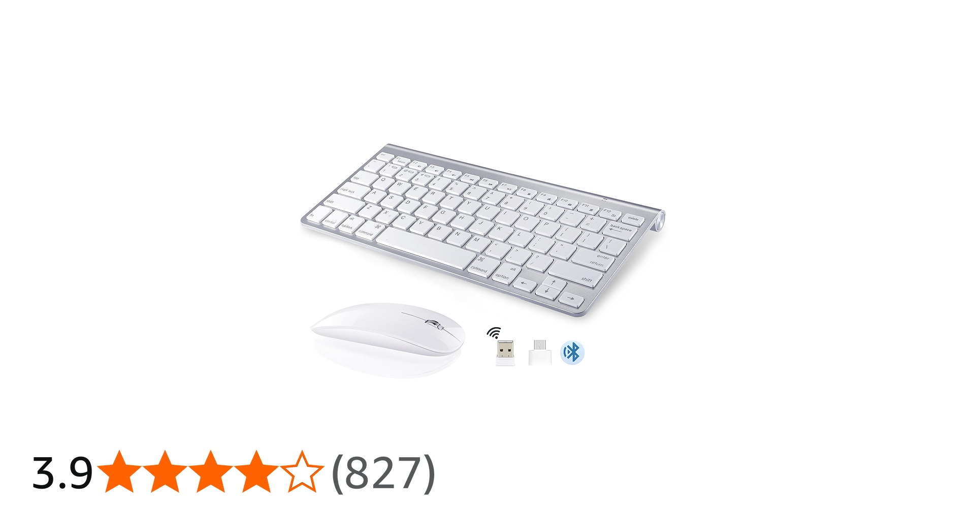 Wireless Keyboard and Mouse for Mac Bluetooth USB C Compatible