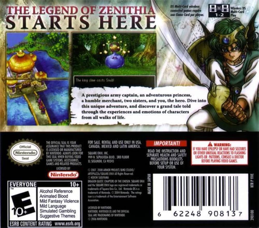 Amazon.com: Dragon Quest IV: Chapters of the Chosen - Nintendo DS