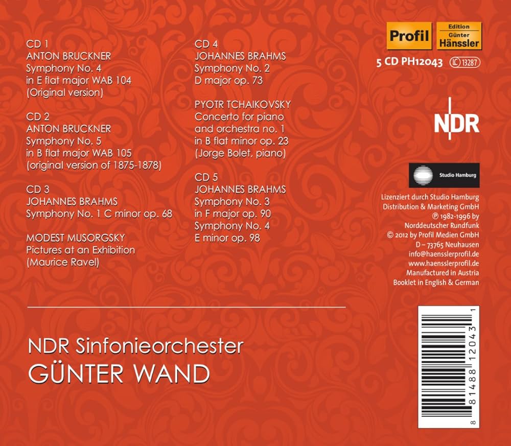 Amazon.co.jp: ハンブルク北ドイツ放送交響楽団ライヴ集成 (Gunter