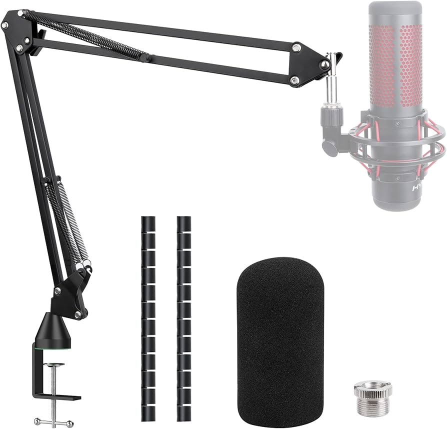 Amazon.com: SUNMON HyperX QuadCast Boom Arm，Adjustable Suspension