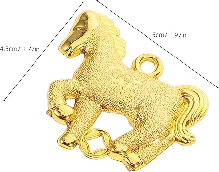 14点おまとめ n20 馬のチャーム ゴールド【50個】干支 縁起物 14点お