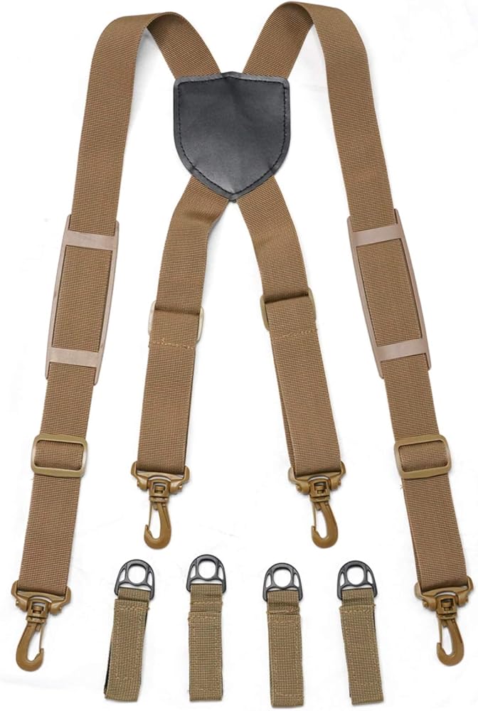 Amazon | Melo Tough 警察用ベルトサスペンダー タクティカル