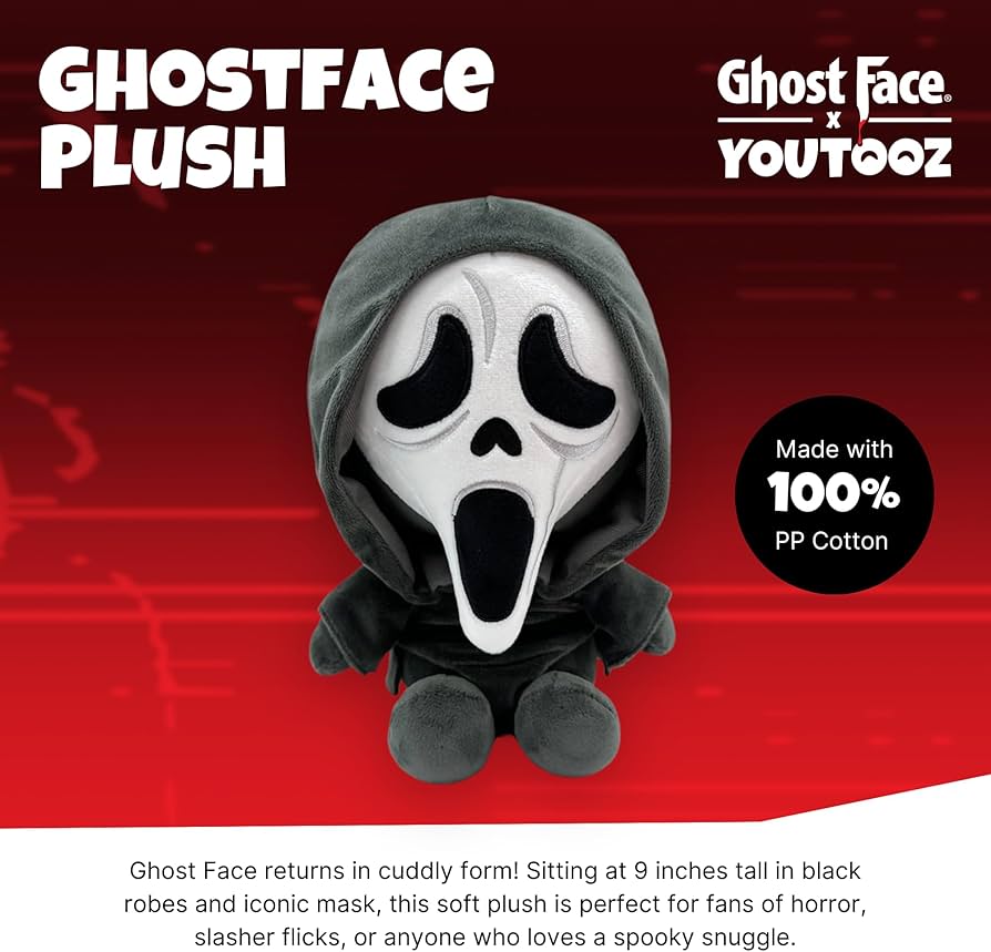 Amazon.co.jp: Youtooz - スクリーム:ゴーストフェイス ぬいぐるみ (9