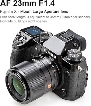 Amazon.co.jp: Viltrox 23mm f1.4 大口径 単焦点レンズ STM ノイズレス