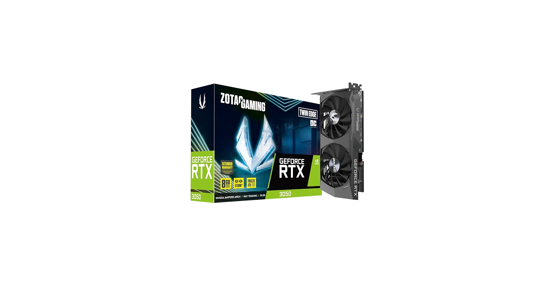 Amazon.com: ZOTAC Gaming GeForce RTX 3050 Twin Edge OC 8GB GDDR6