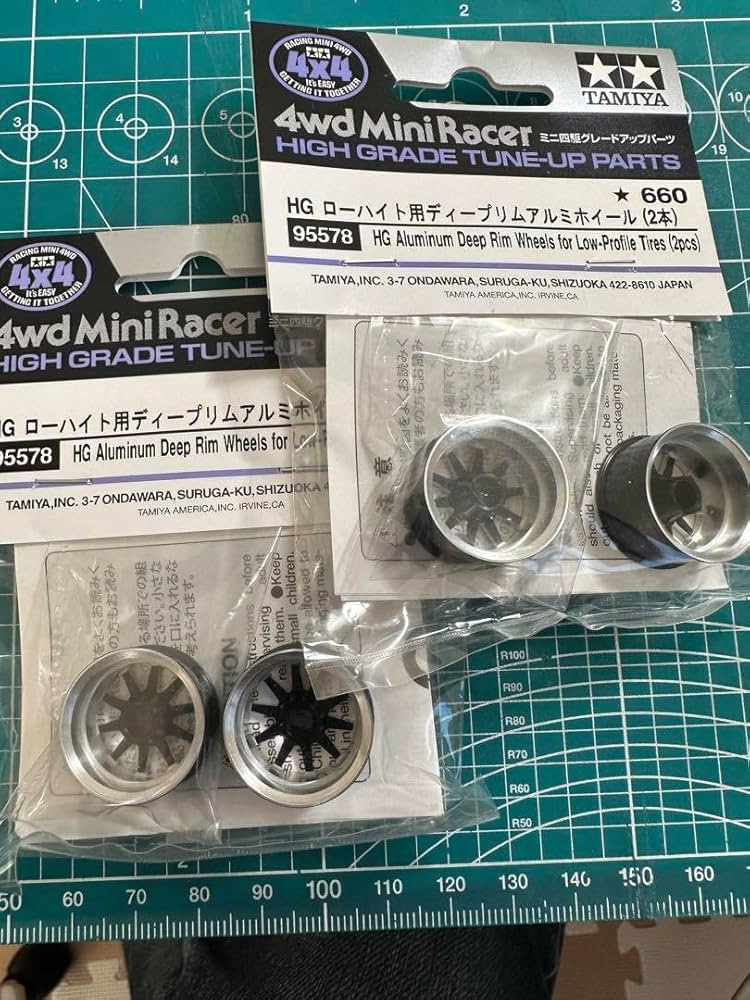 Amazon | ミニ四駆 加工アルミホイール黒 通販