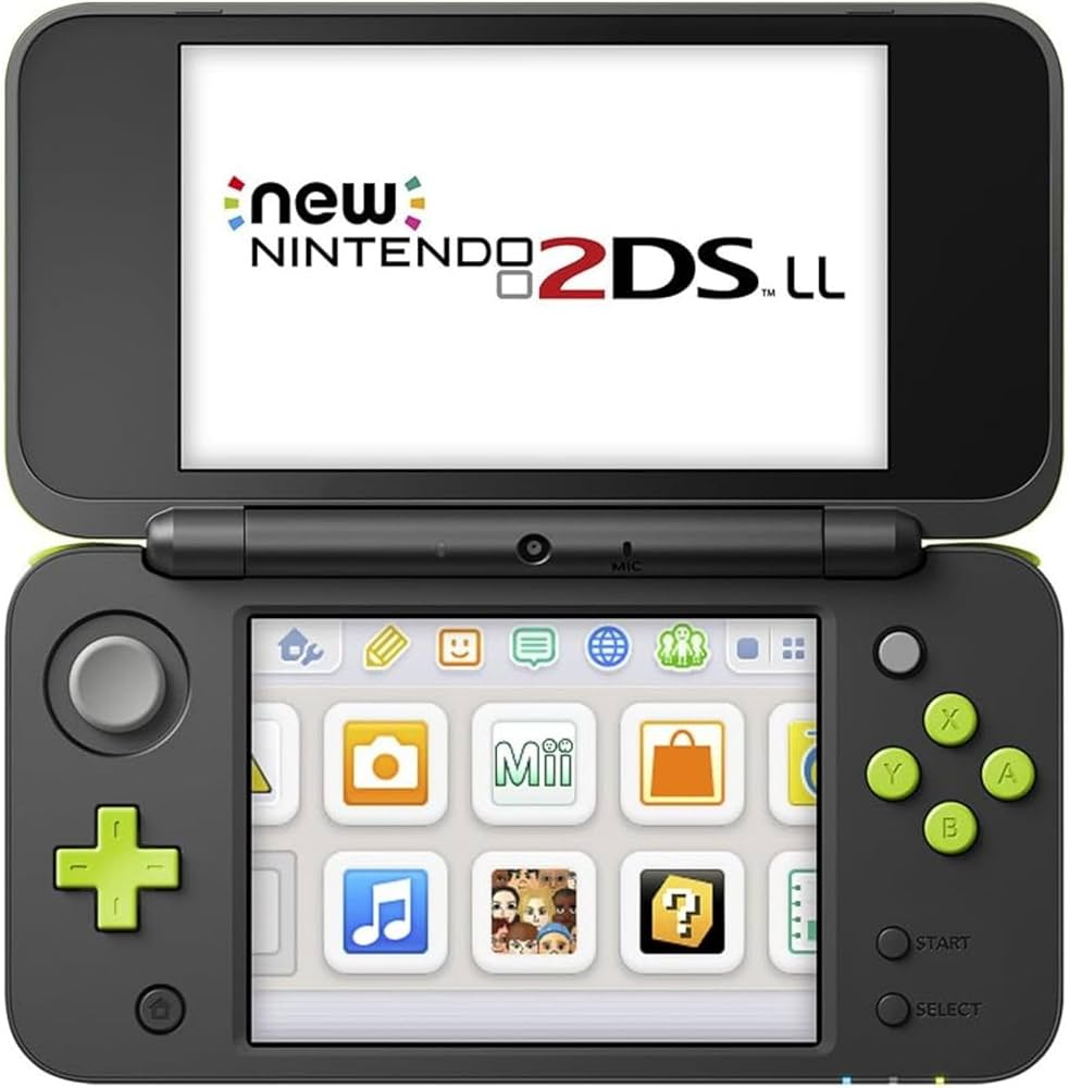 Amazon | 【整備済み品】 Newニンテンドー2DS LL ブラック×ライム SD