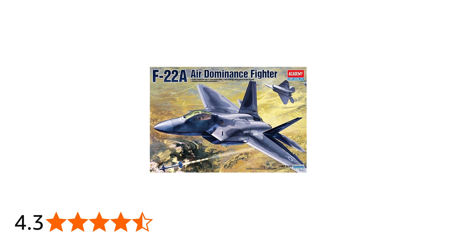 Amazon | アカデミー 1/48 F-22A ラプター プラモデル | プラモデル 通販