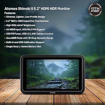 Amazon.com : Atomos Shinobi II 5.2