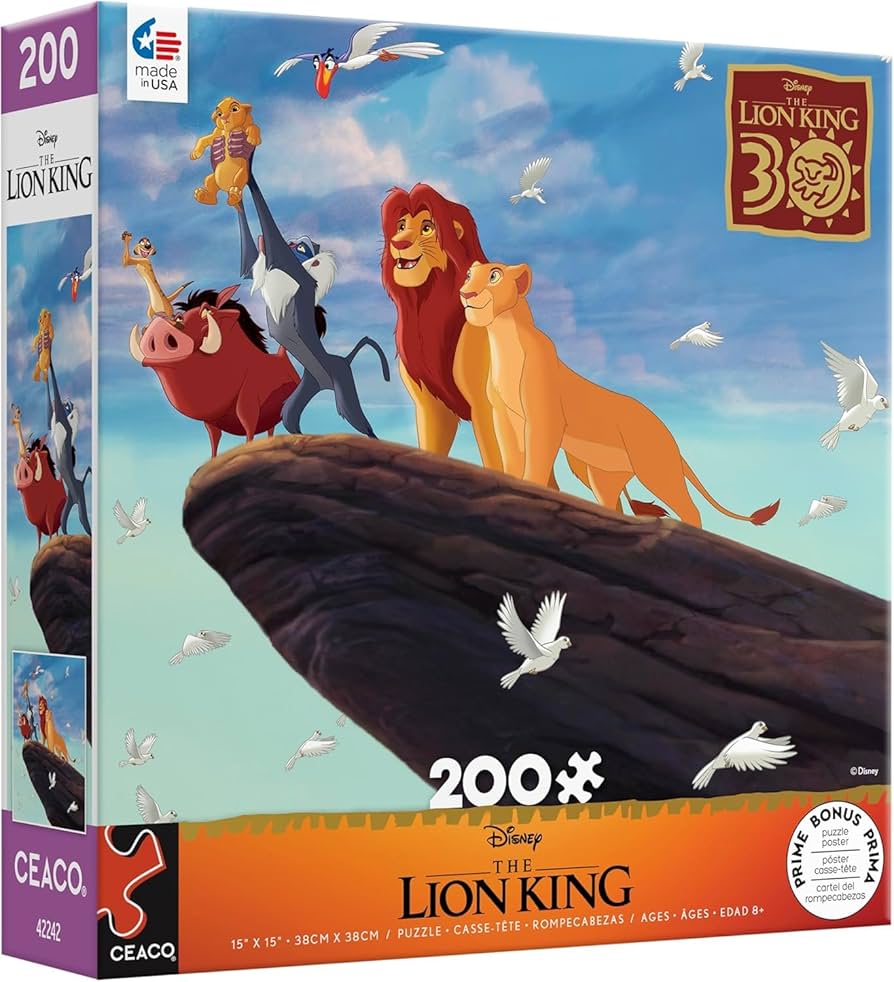 Amazon.co.jp: Ceaco - ディズニー - ライオンキング - 30周年 - 200