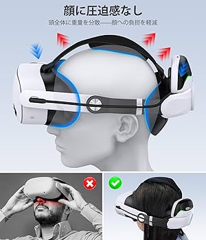 Amazon.co.jp: Elekasumi Meta Quest 3/Quest 3S/Quest 2用バッテリー