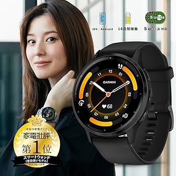 Amazon.co.jp: GARMIN(ガーミン) Venu 3 Black/Slate AMOLED