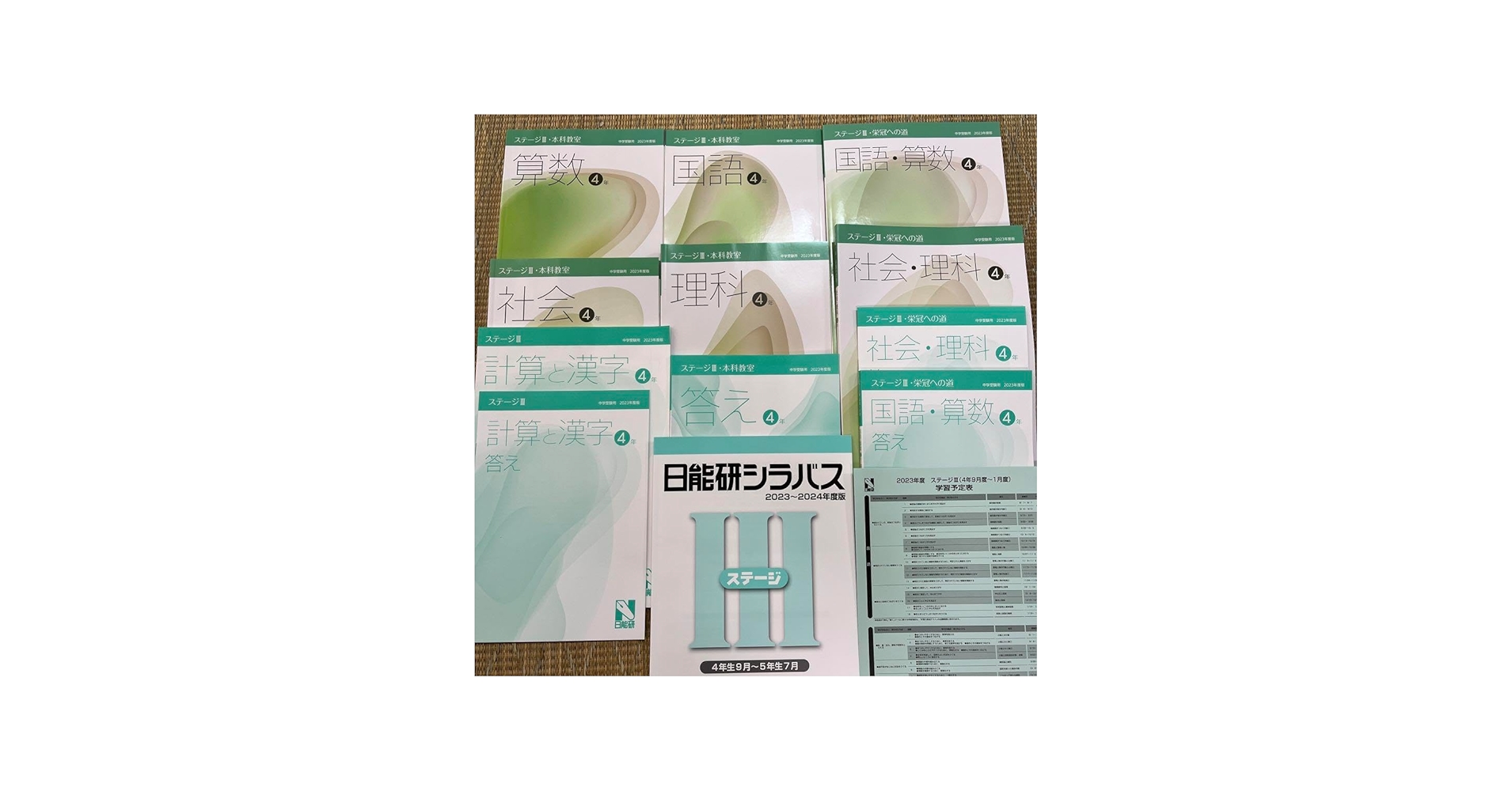 Amazon.co.jp: 日能研 2023年度版 4年生 テキスト 本科教室 栄冠への道