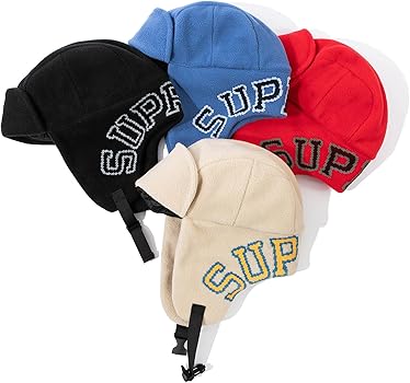 Amazon.com: Clakllie Polar Fleece Trapper Hat Winter Trooper Hats