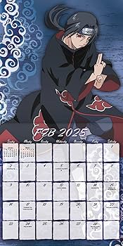 Amazon | 2025年 NARUTO - ナルト 疾風伝 壁掛け カレンダー | 輸入版