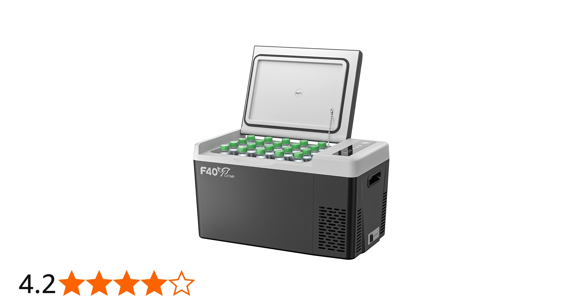 Amazon.co.jp: F40C4TMP ポータブル冷蔵庫 車載冷蔵庫 22L -22℃～10