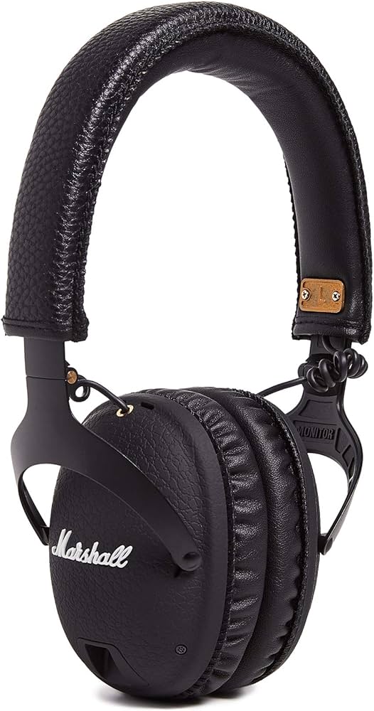 Fone de Ouvido Marshall Headphones Monitor Bluetooth - Preto