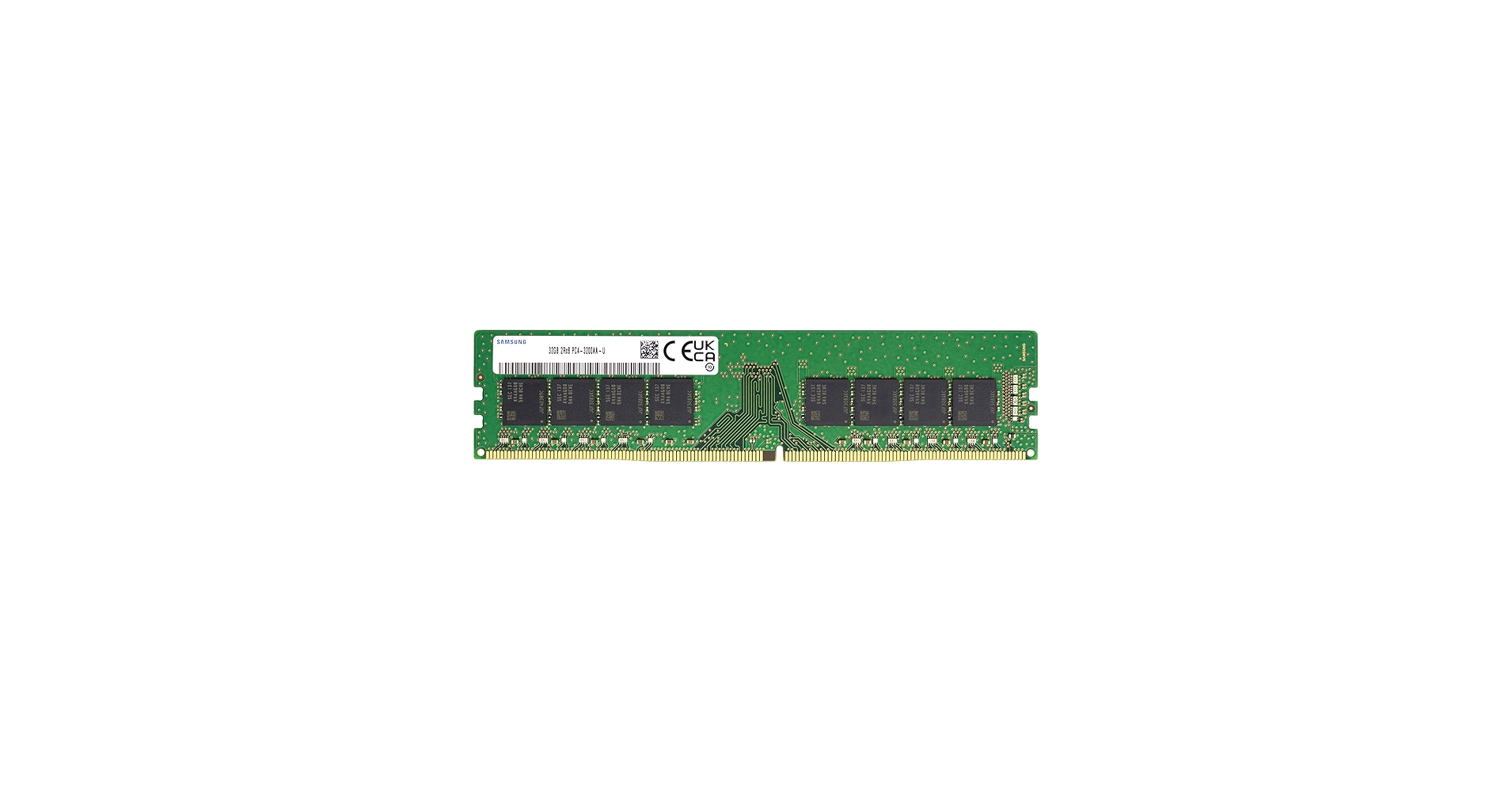 Samsung 32GB DDR4 3200MHz PC4-25600 (PC4-3200AA) CL22 UDIMM 2Rx8