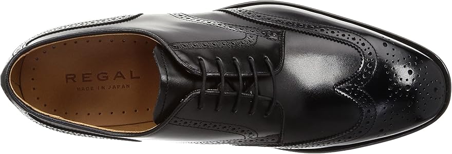 Amazon.com | REGAL(リーガル) Men's Wingtip Oxford, Black, 23.5 cm