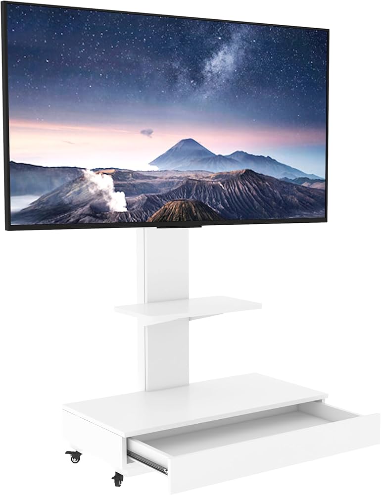 Amazon｜テレビスタンド ホワイト TVスタンド 32-75インチ対応 収納
