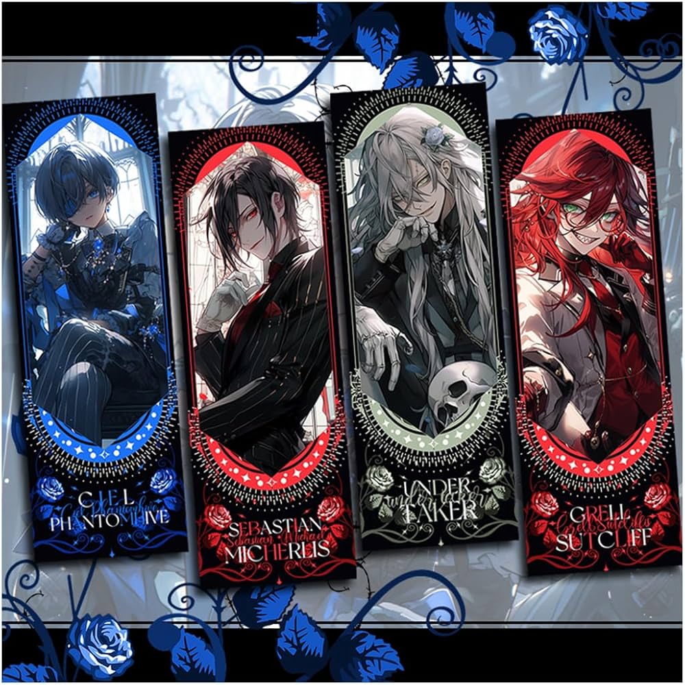 Amazon.co.jp: WFN 黒執事 ブックマーク バッジ シエル·ファントム