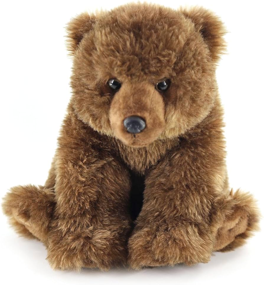 Amazon.co.jp: ふれあい動物園 グリズリーベア ぬいぐるみ 子供への
