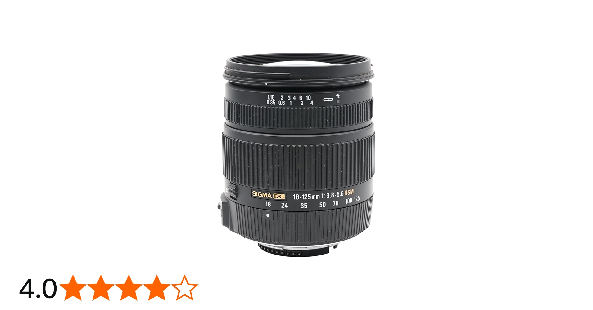 Amazon.co.jp: シグマ 18-125mm F3.8-5.6 DC OS HSM ニコン用 18-125mm