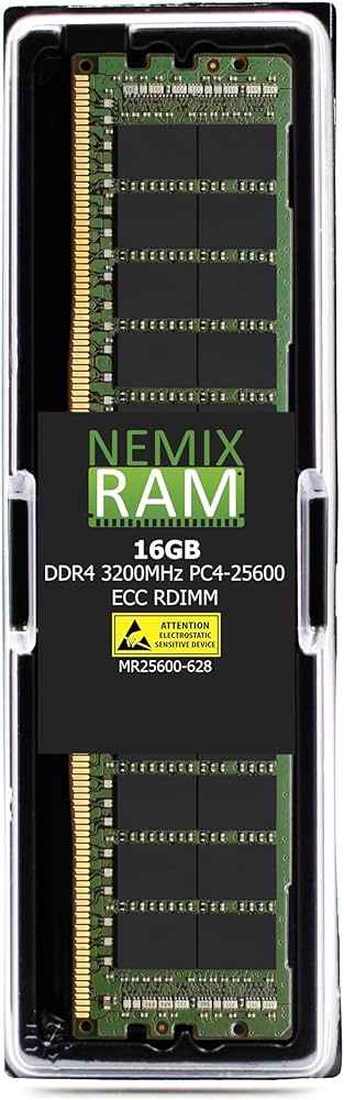 NEMIX RAM 16GB (1X16GB) DDR4 3200MHZ PC4-25600 2Rx8 1.2V CL22 288