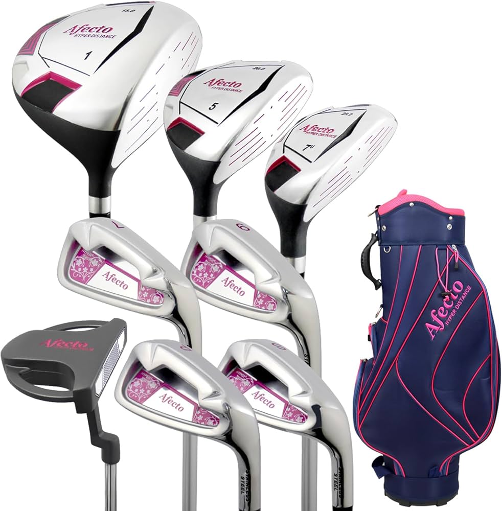 Amazon.co.jp: 右利き用 Afecto レディース ゴルフ クラブセット