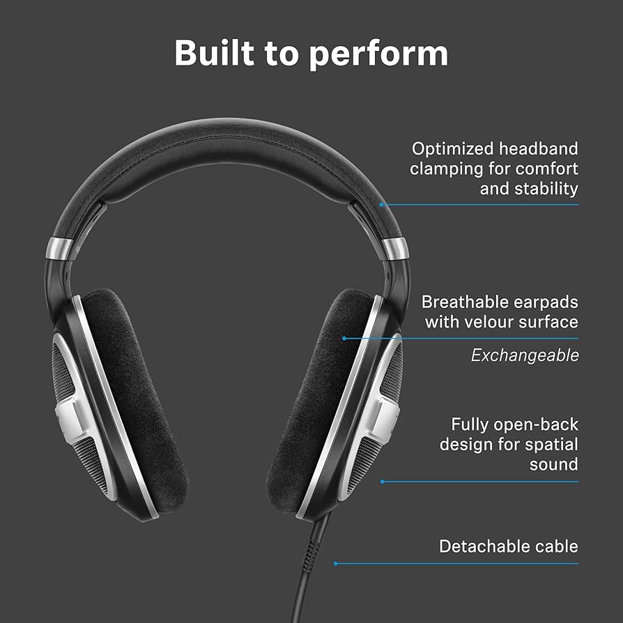 Amazon.com: Sennheiser HD 599 SE Open-Back Headphones, Premium