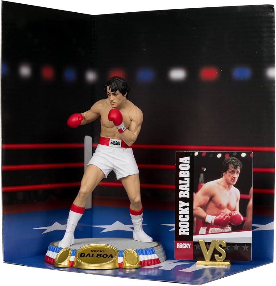 Amazon.com: McFarlane Toys - Movie Maniacs, Rocky (1976) Rocky