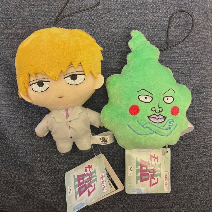 Amazon.co.jp: モブサイコ100 ぬいぐるみ 霊幻新隆 マスコット エクボ