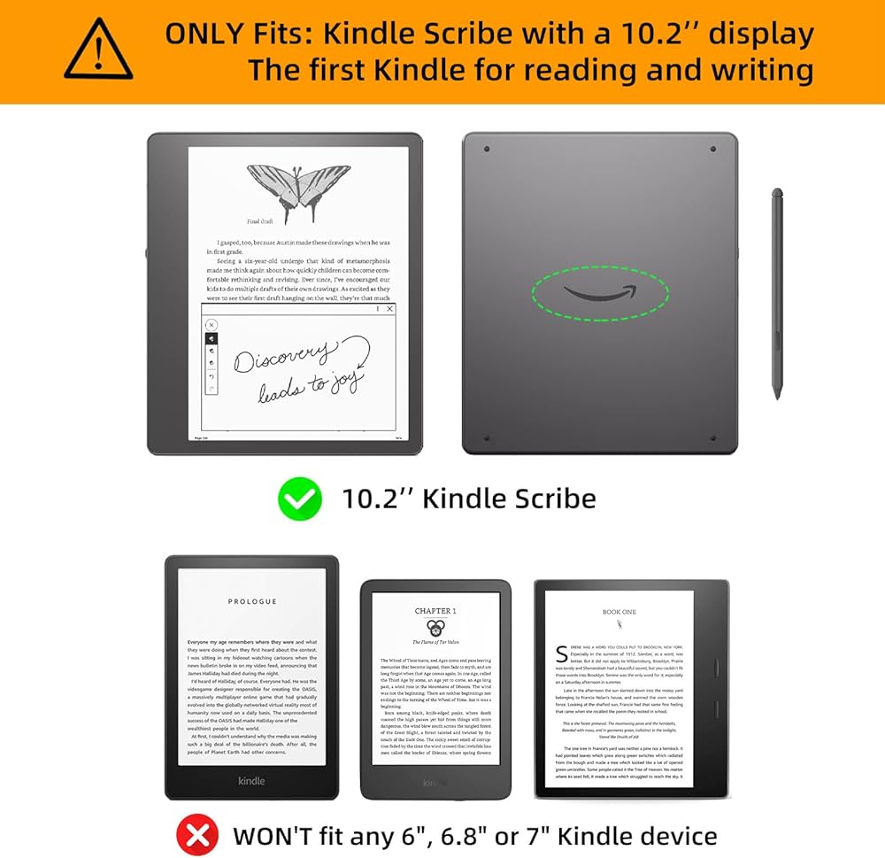 Amazon.com: WALNEW Case Cover for 10.2-inch Kindle Scribe (2024