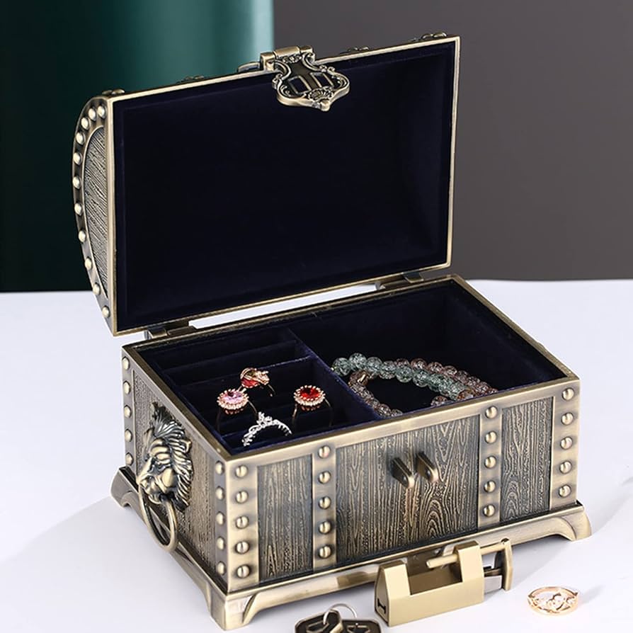 Amazon｜3種付き オレンジ まるで海賊の宝箱 アンティーク ロな鍵と