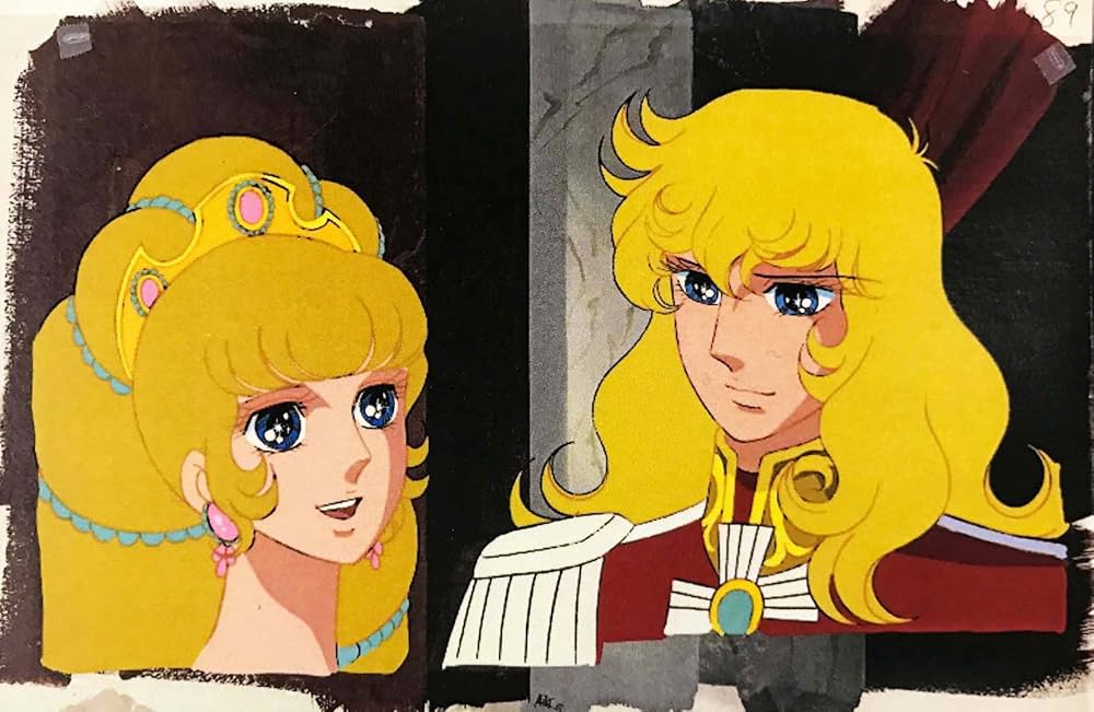 池田理代子「ベルサイユのばら」セル画＋直筆背景 出崎統 池田理代子