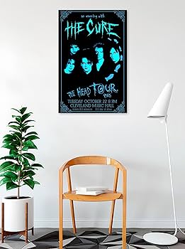 Amazon.com: BUY ART FOR LESS Officially Licensed The Cure - Head