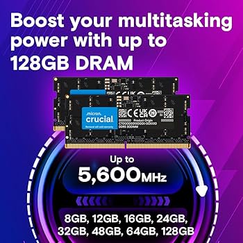 Amazon.co.jp: Crucial ノートPC用増設メモリ 64GB(32GBx2枚) DDR5
