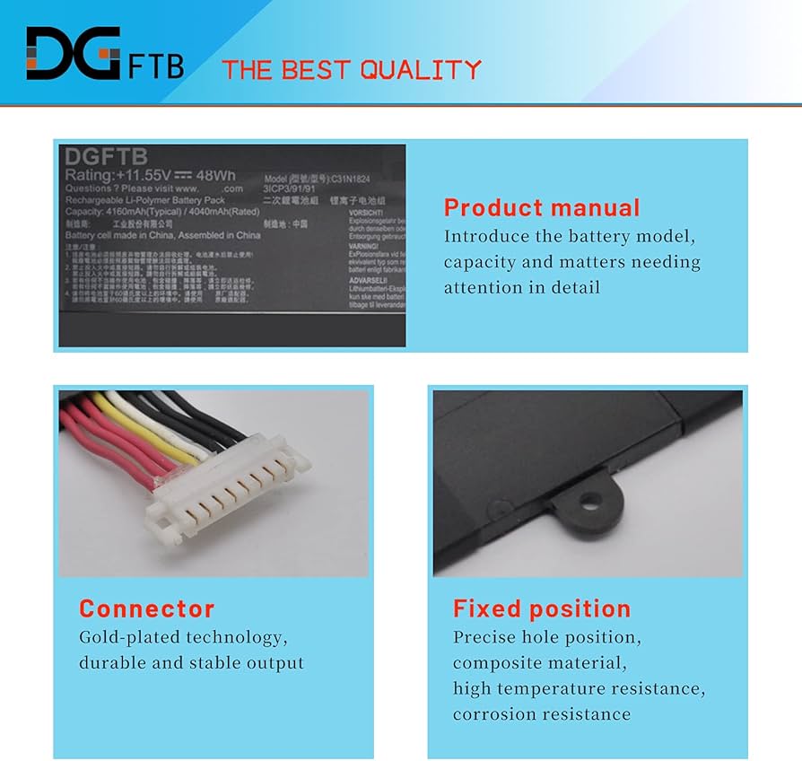 Amazon.com: DGFTB C31N1824 Laptop Battery for Asus Chromebook Flip